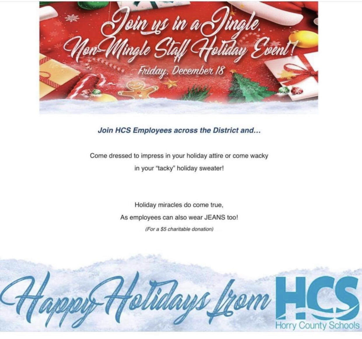 HCS holiday party
